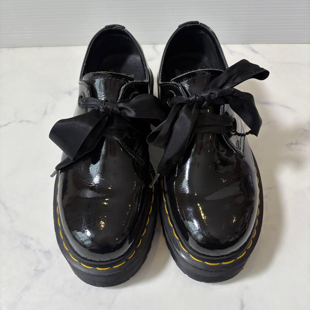 極美品 Dr.Martens holly エナメル UK6 厚底　25