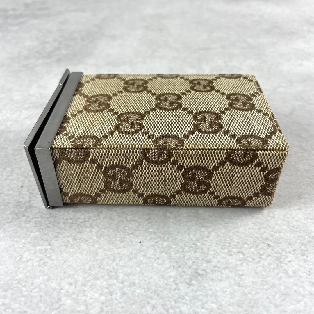 入手困難✨ グッチ GGキャンバス シガレットケース 廃盤 レア ブラウン
