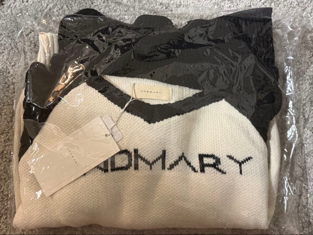 トップス ANDMARY Marie knit tops black