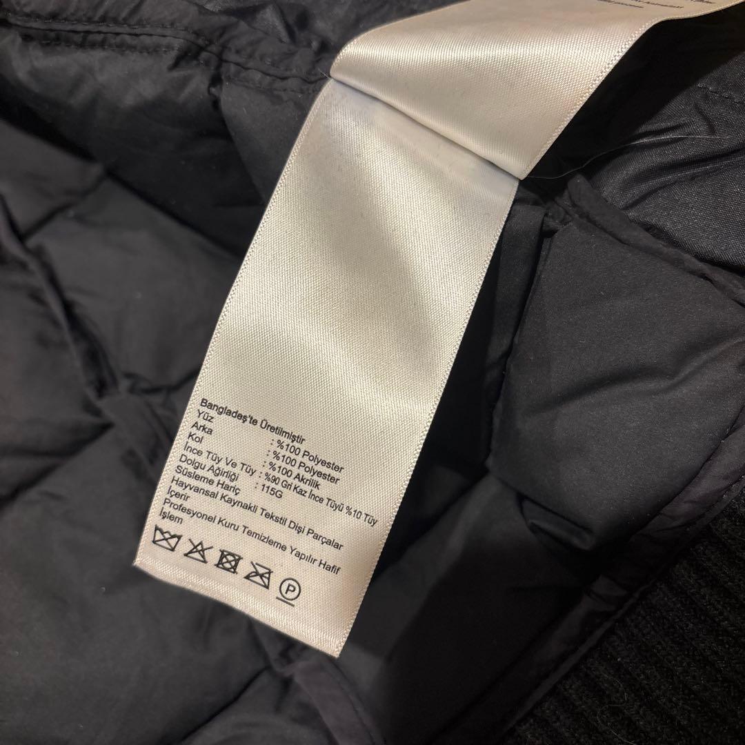 Timberland ブラック ハイブリッドダウンジャケット