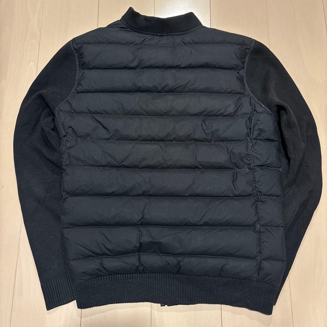 Timberland ブラック ハイブリッドダウンジャケット