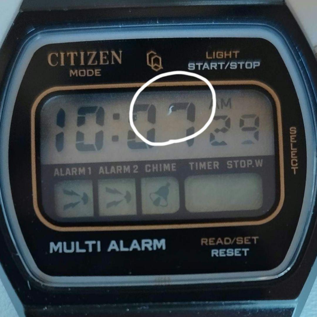 【奇跡のデッドストック】シチズン マルチアラーム4 当時タグ付 未使用　ライト◯