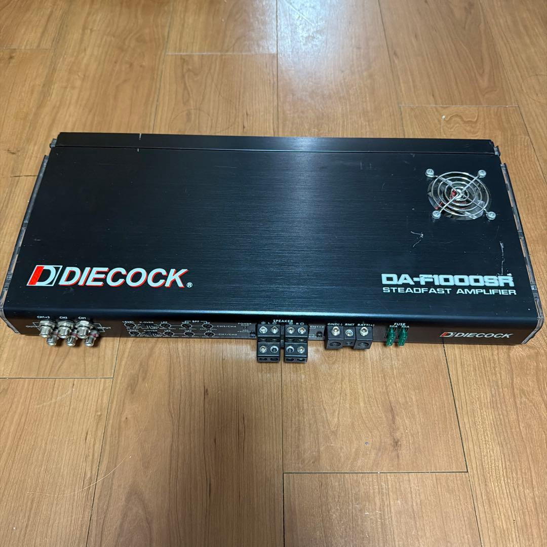 DIECOCK DA-F1000SR 動作済み パワーアンプ 外向き 内向き