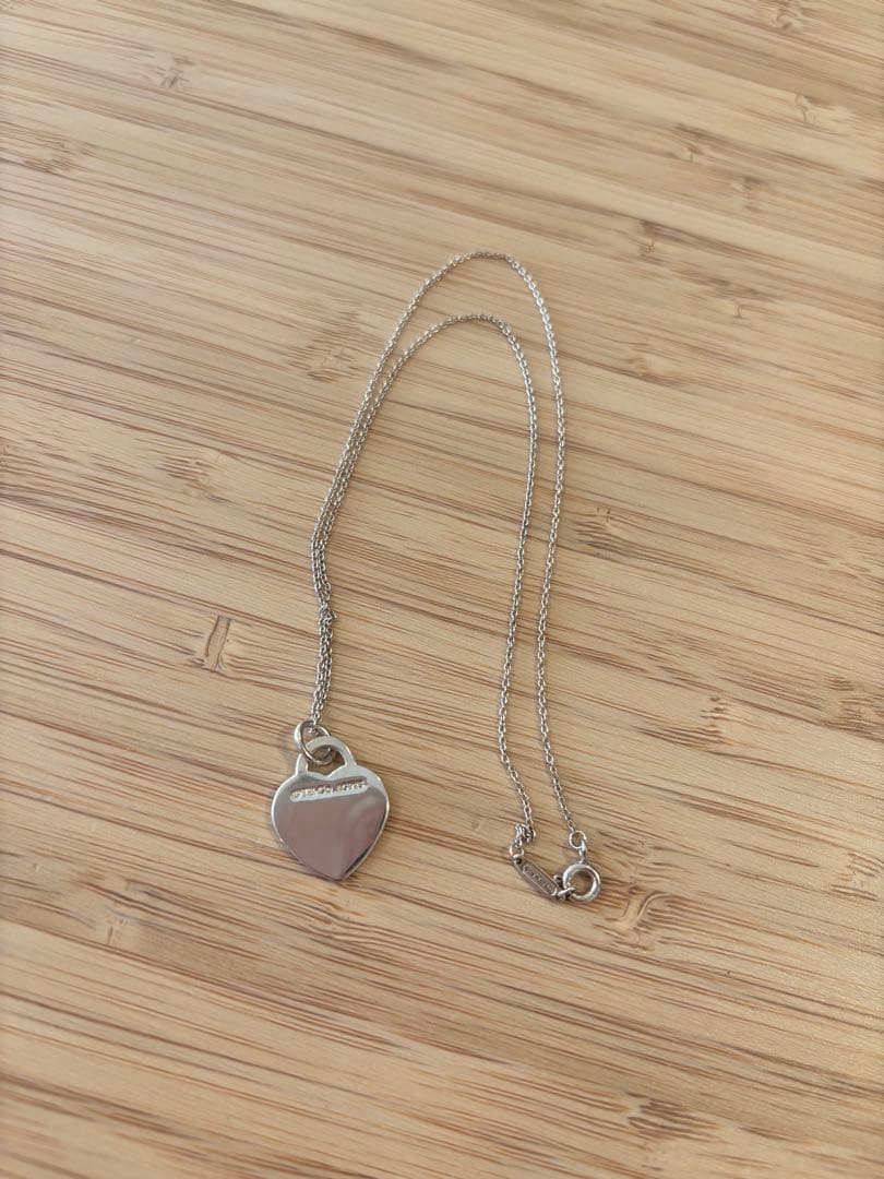 【美品】Tiffany & Co. リターントゥティファニー　シルバーネックレス
