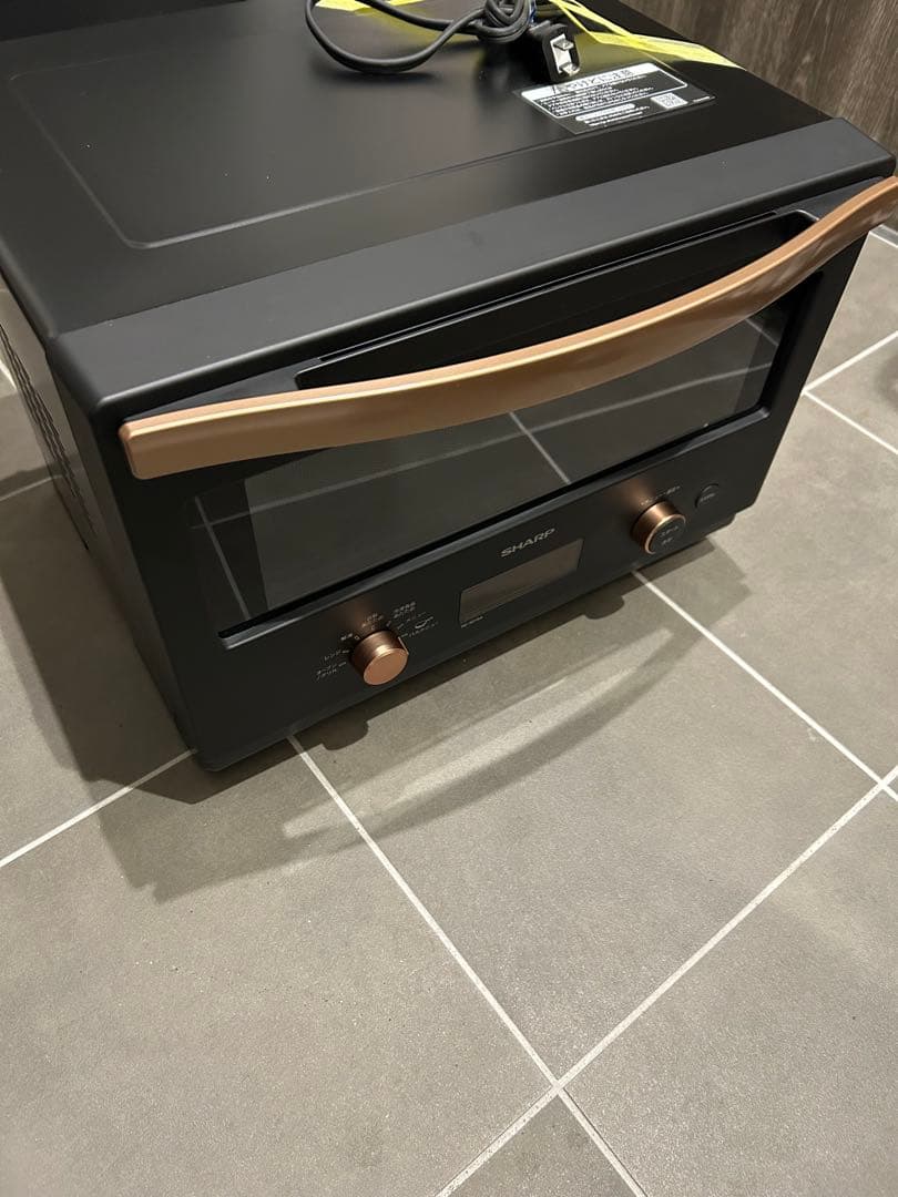 （ジャンク品）SHARP 電子オーブンレンジ RE-SD18 A-B 黒
