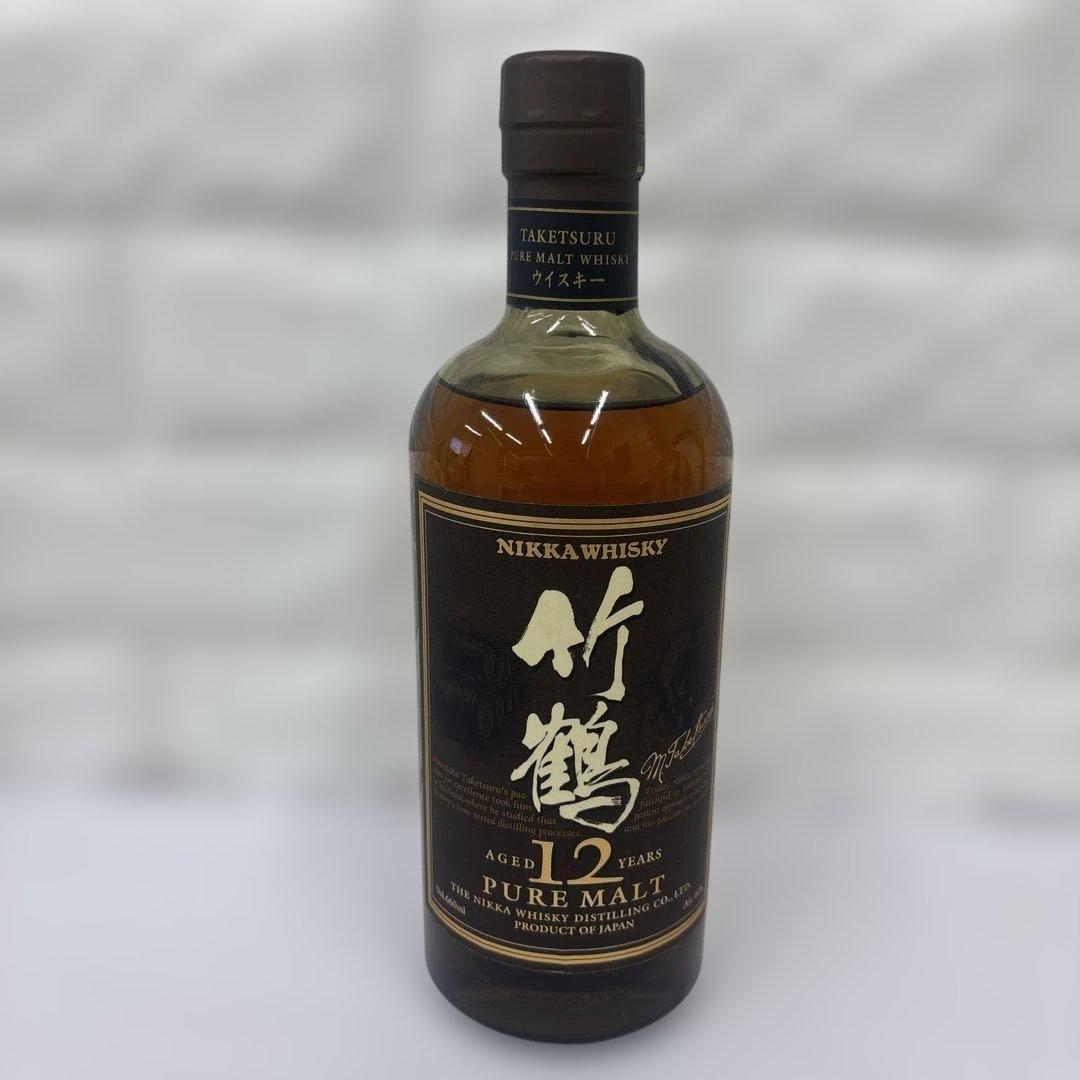 生産終了の激レア品 NIKKA 竹鶴 12年 ピュアモルトウイスキー　660ml