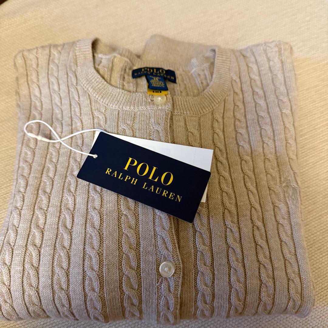 ポロ ラルフローレン ケーブルニットカーディガン キッズ 160 XL