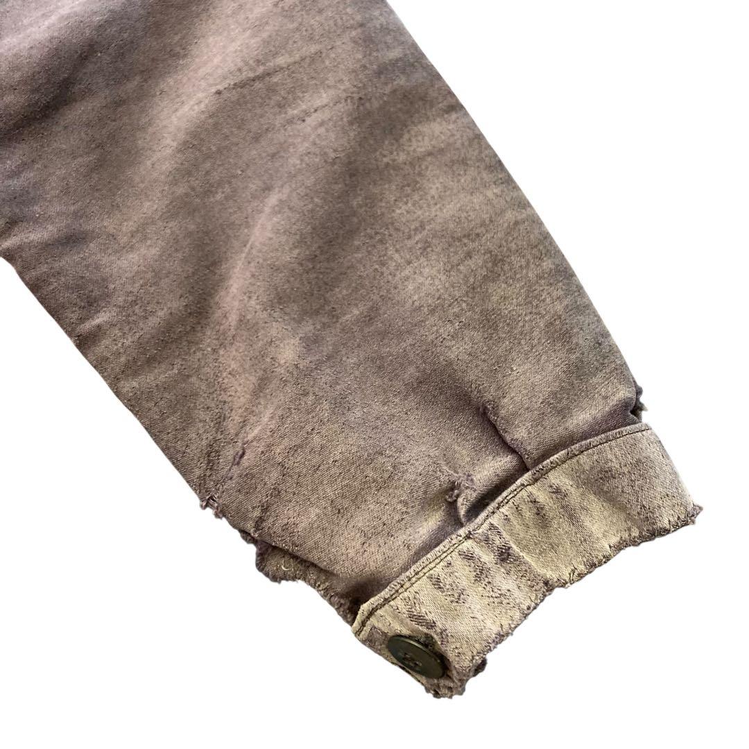 〜70sヴィンテージ モンサンミッシェル ブラックモールスキンジャケットフレンチ