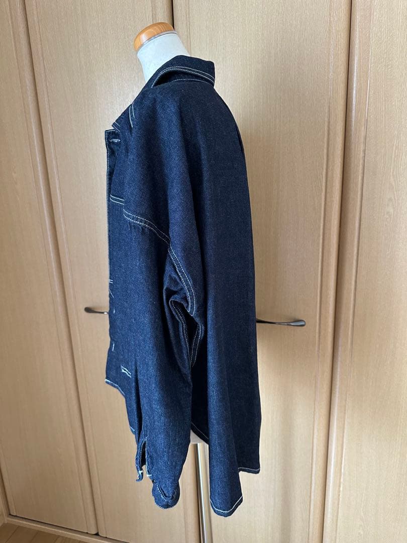 [D.M.G. / ディーエムジー] 7ozデニム プリズナーデニムジャケット