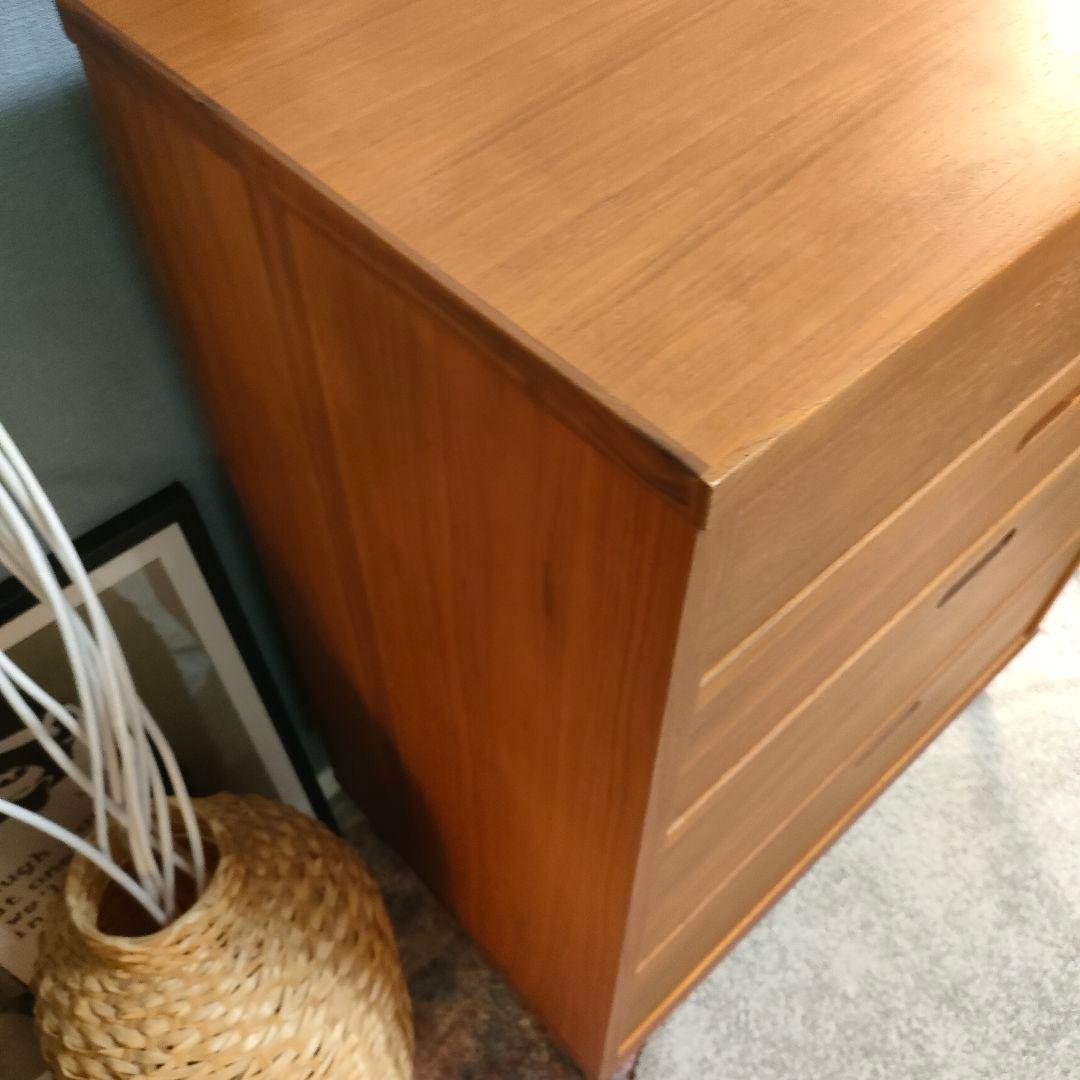 KEYUCA（ケユカ）リバーシブル引き出し 4段チェスト 北欧 ナチュラル