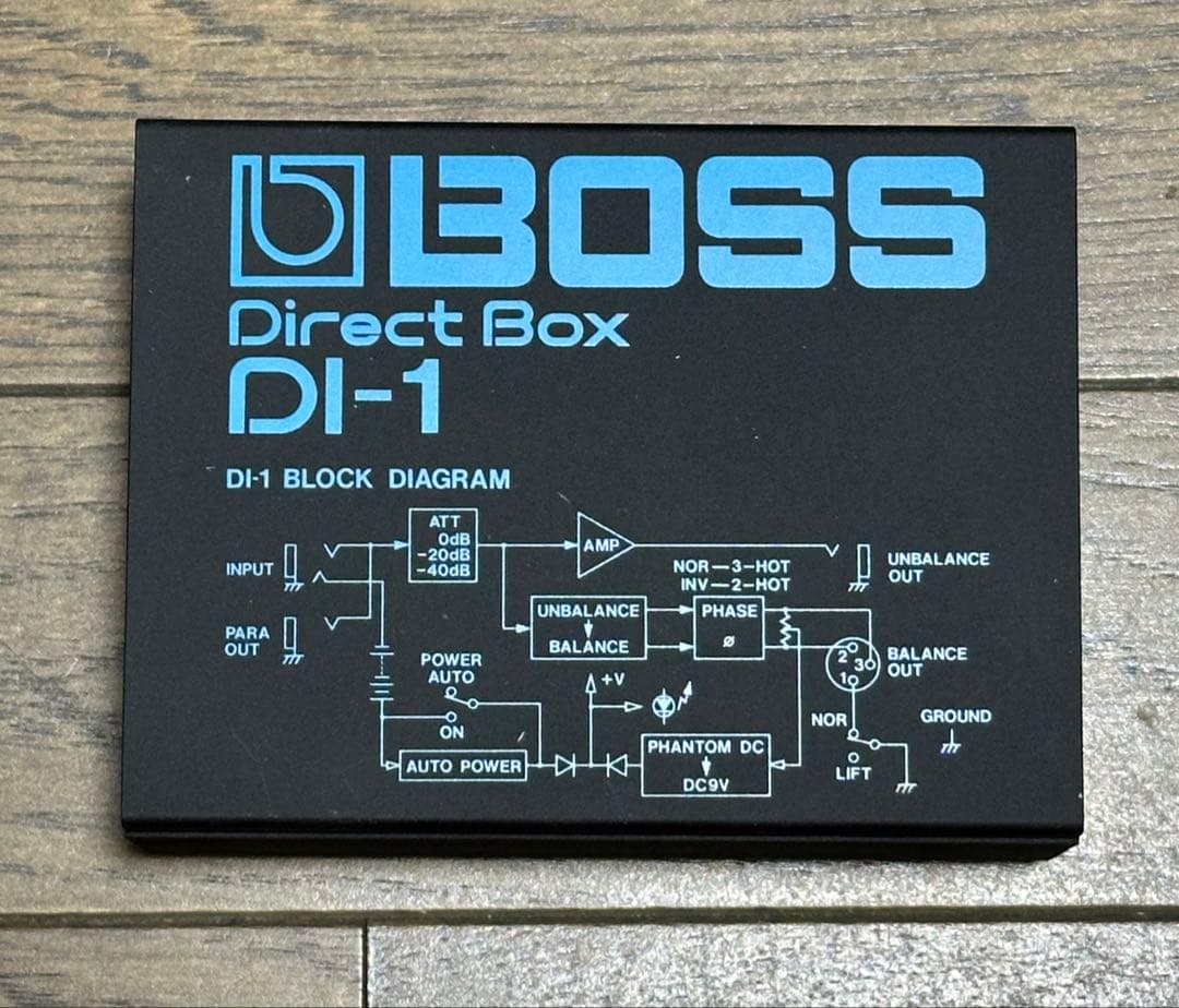 DJ機材 BOSS DI-1 Direct Box