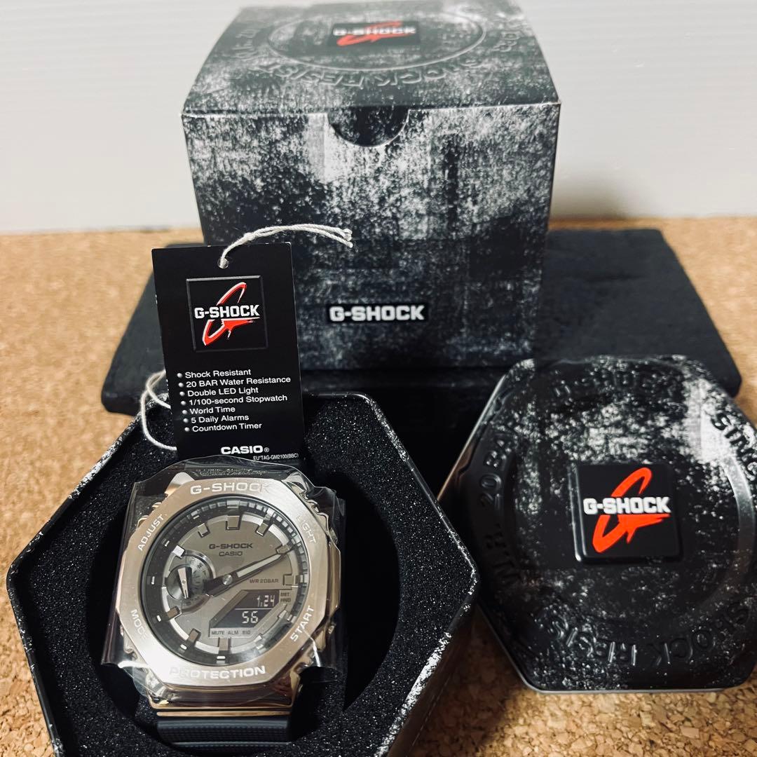 極美品】カシオGーSHOCK/GMー2100ー1AJFメタルカバード
