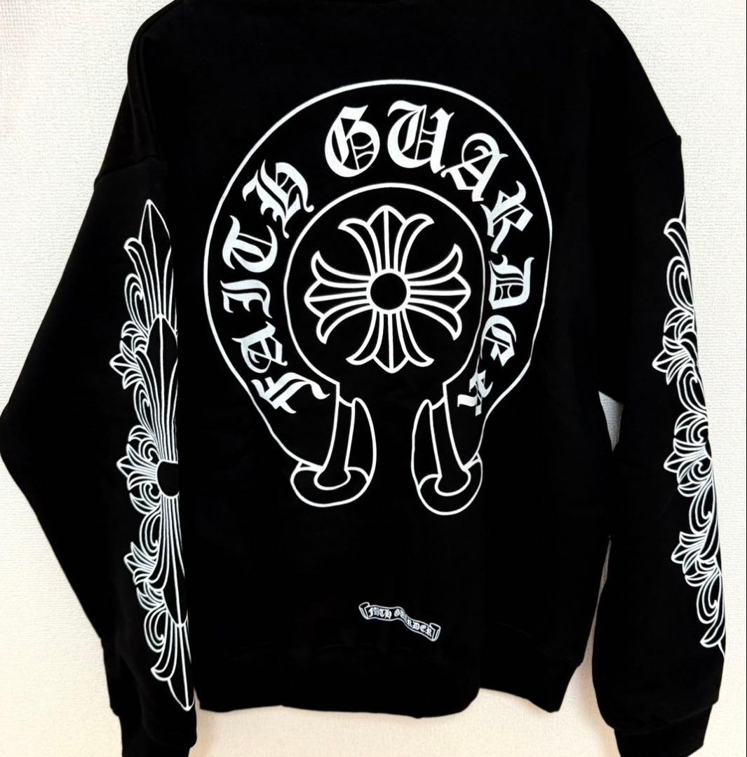 クロムハーツ　ブラック スウェット トレーナー
