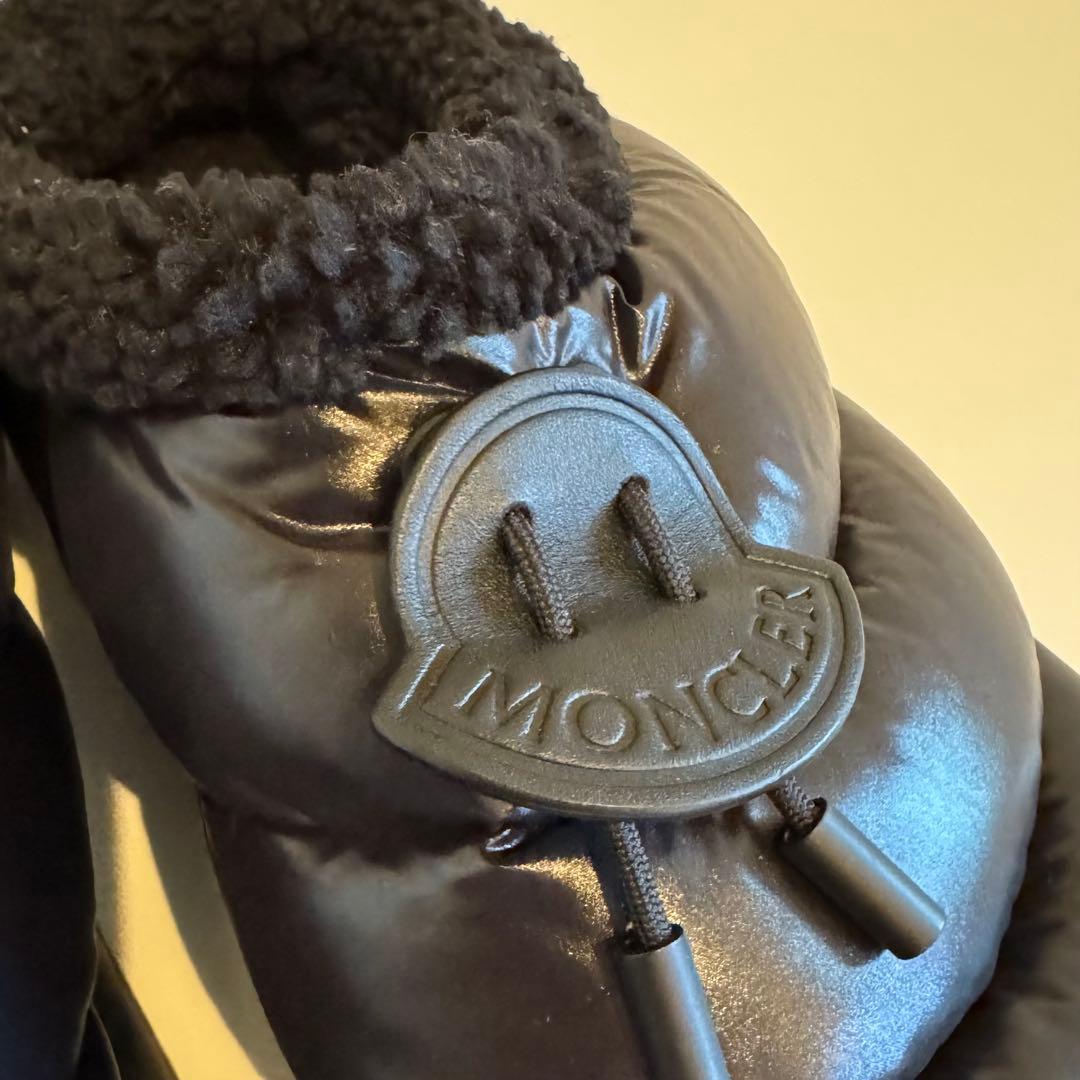 ★モンクレール ガイア サボ 黒 サンダル GAIA MONCLER 40