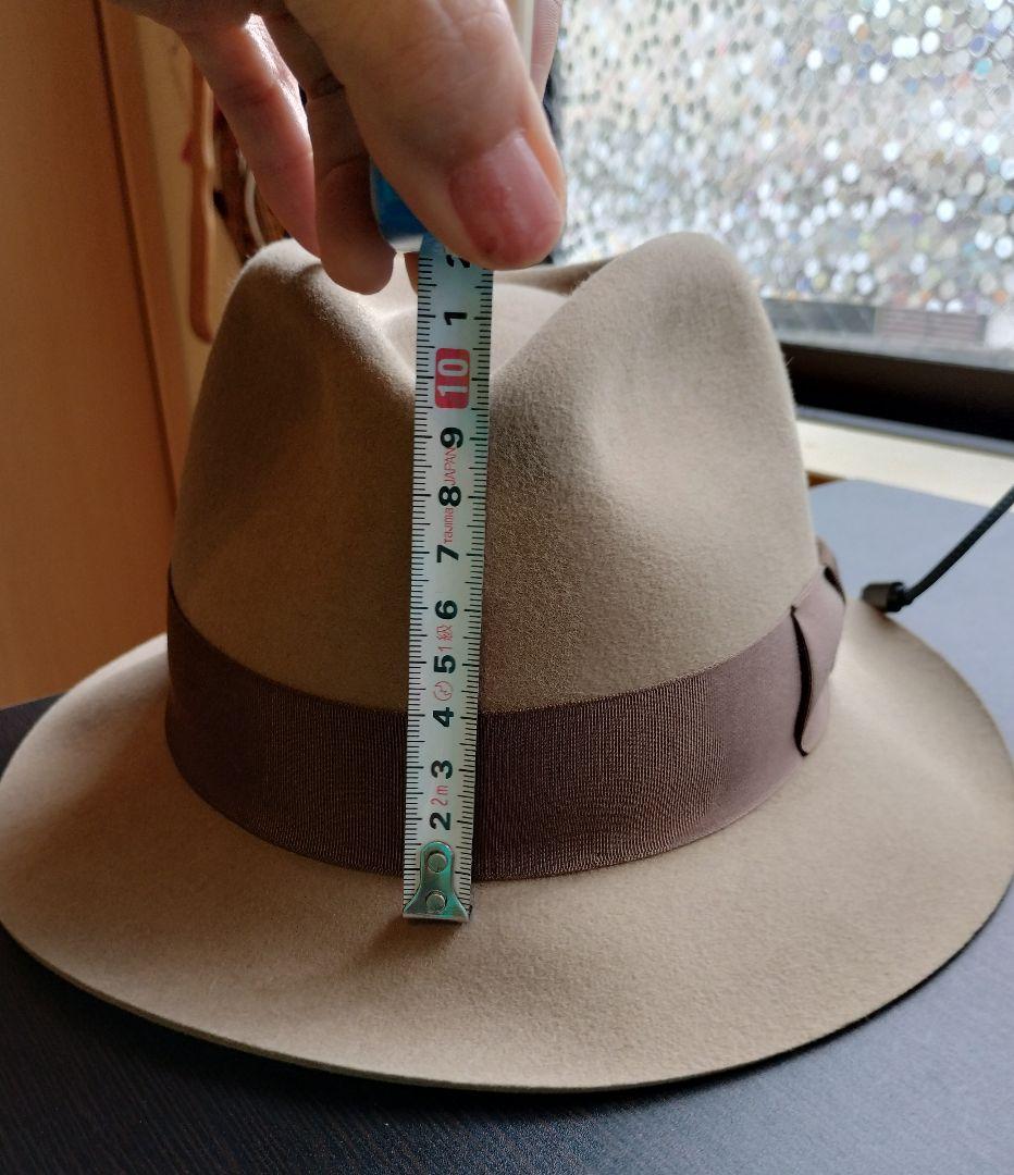 銀座トラヤ帽子店のハット/KNOX/ビンテージ/兎毛100％