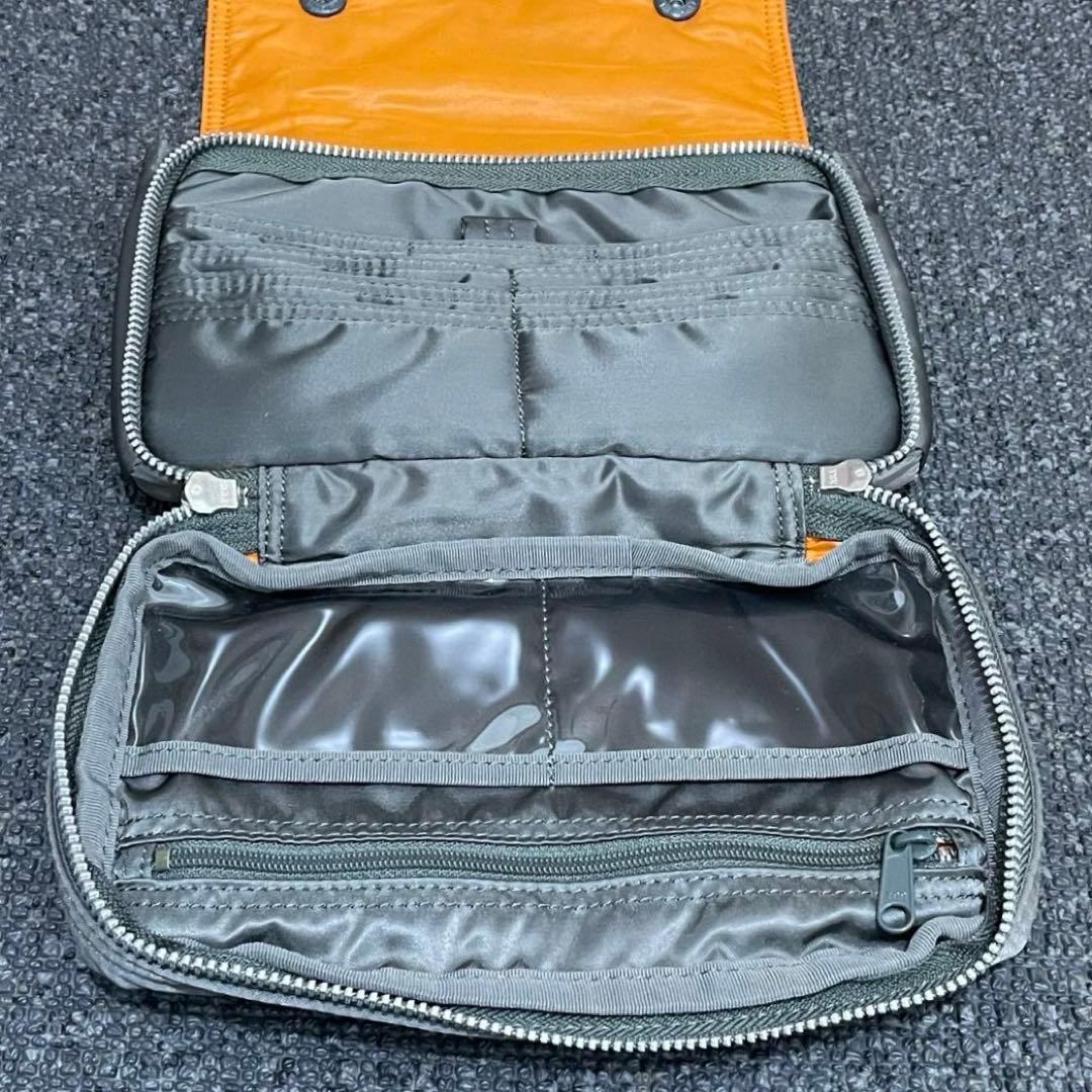 極美品 希少色✨ポーター タンカー ショルダーバッグ ポシェット シルバーグレー