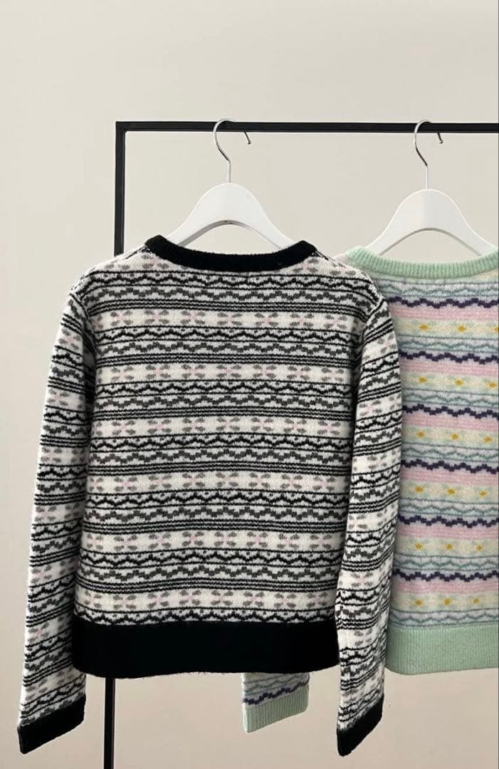 rosymonster フェアアイルカーディガン