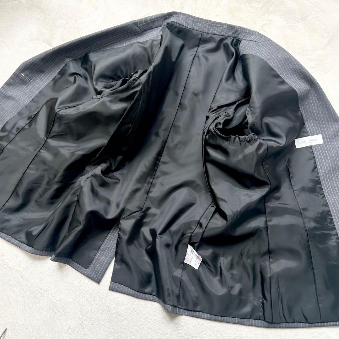 極美品⭐️LES MUES、スーツ上下、大きなサイズ19号4XL/17号3XL