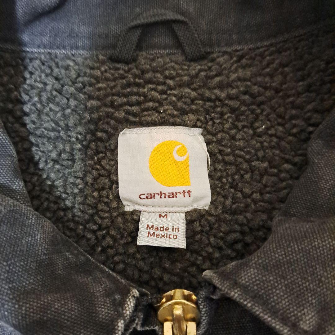 あ*様様 Carhartt ダック フェード ブラック カバーオール ジャケット