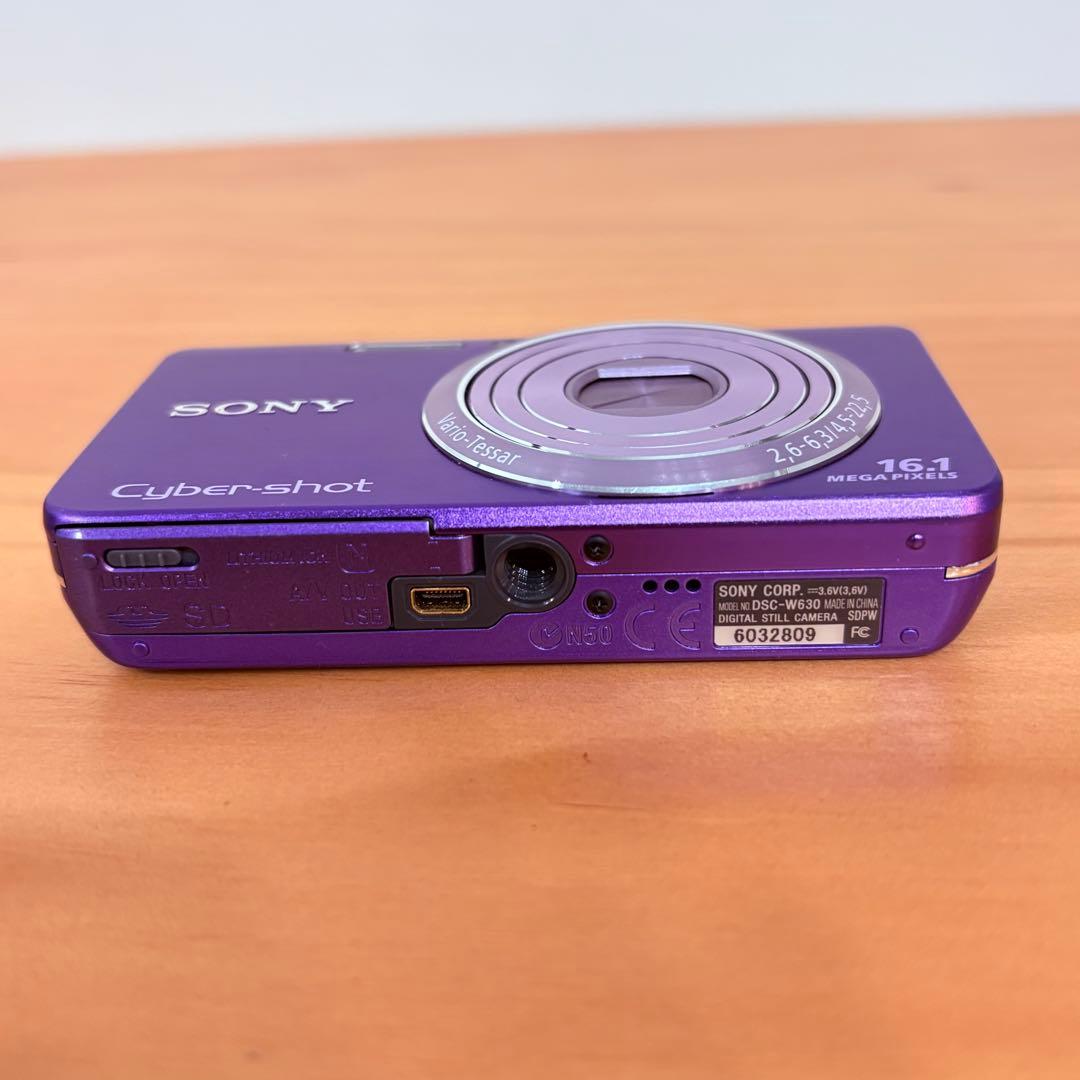SONY Cyber-shot デジタルカメラ DSC-W630 パープル
