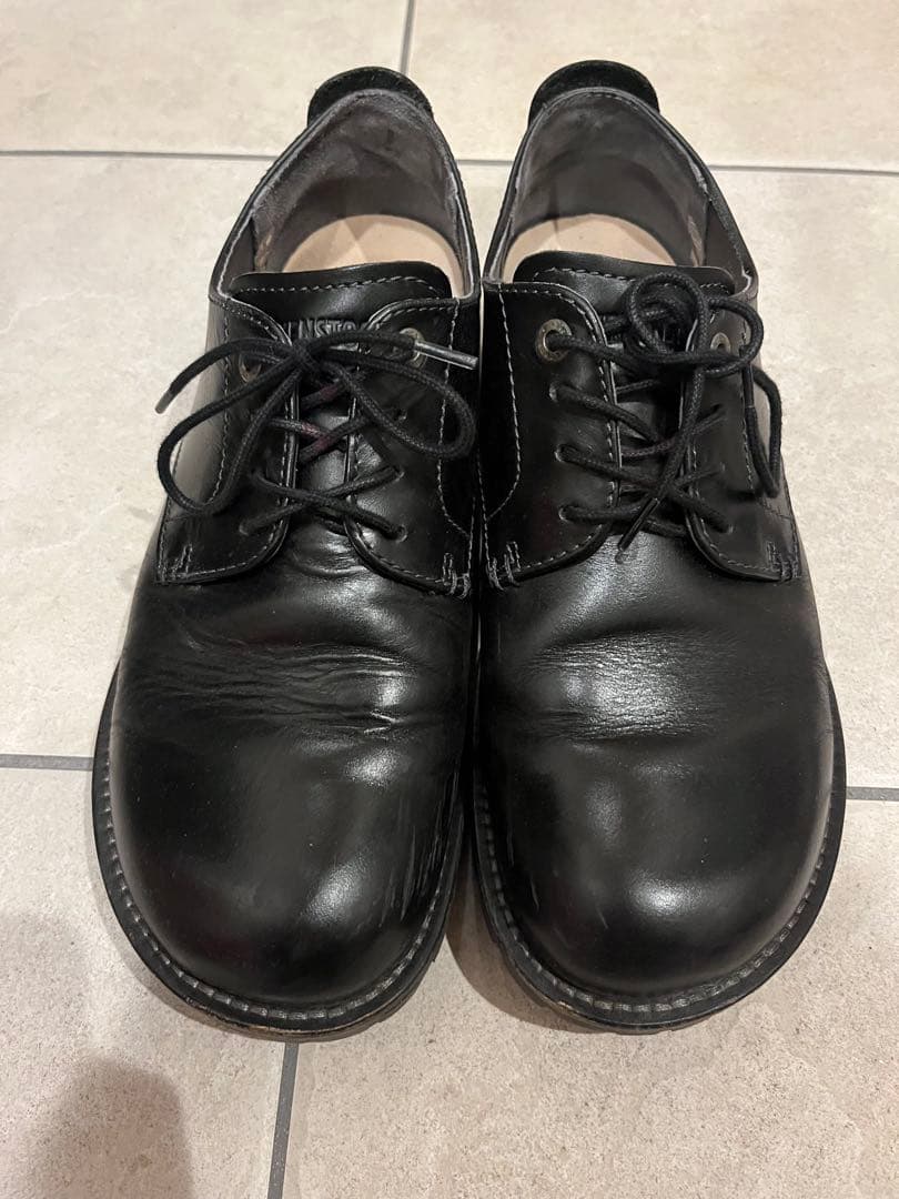 ギルフォード 26.5 ポストマンシューズ 黒 レザー