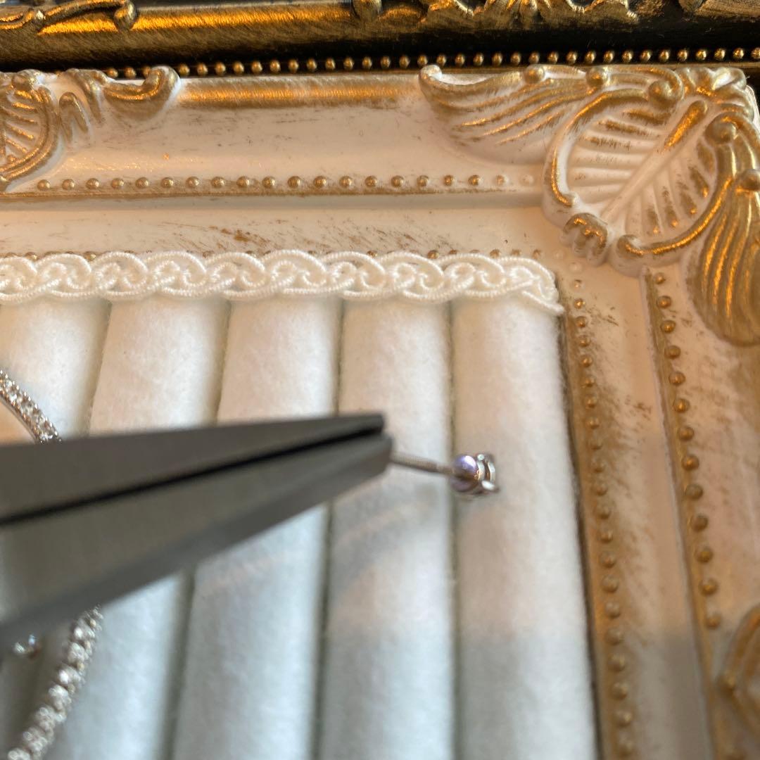 即日発送！確実正規品刻印入り鑑定済みティファニー プラチナ ダイヤモンドピアス