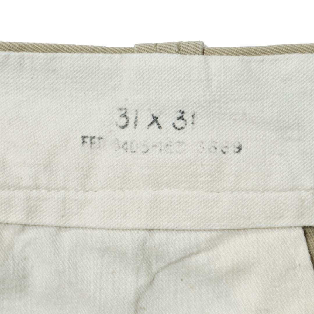 パンツ US ARMY KHAKI CHINO TROUSERS 1950s W31