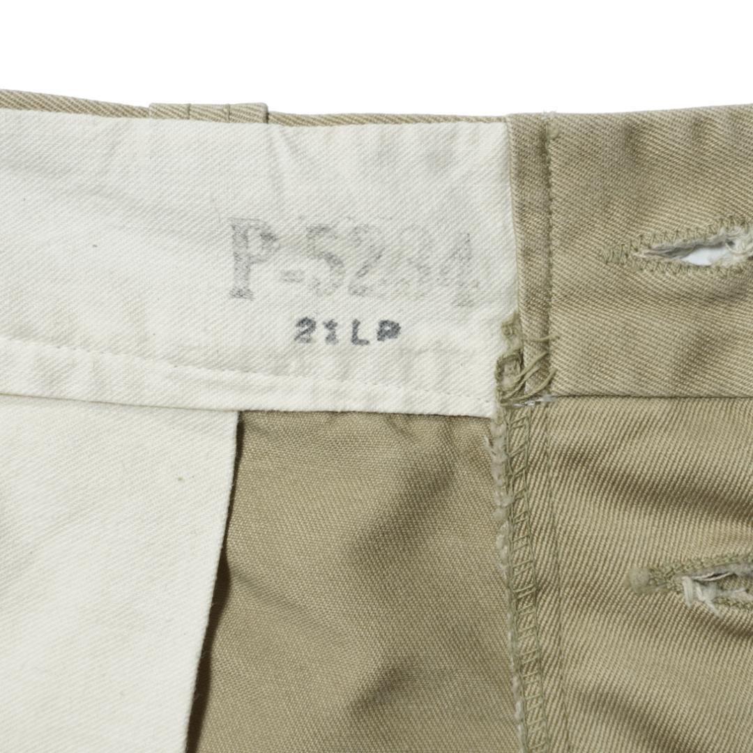 パンツ US ARMY KHAKI CHINO TROUSERS 1950s W31
