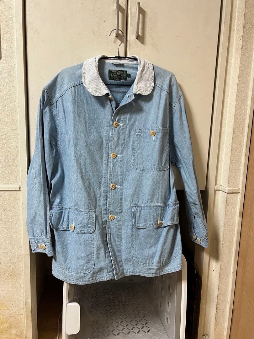 polo country ポロカントリー シャンブレー カバーオール ジャケット