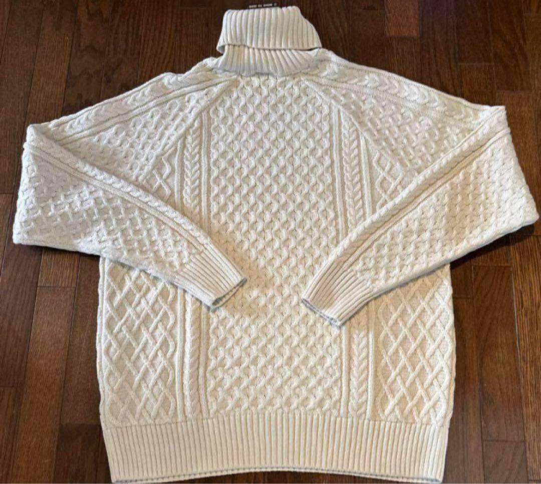 希少サイズ　2XL ナイキ ケーブルニット　タートルネックセータ　※木村拓哉着用