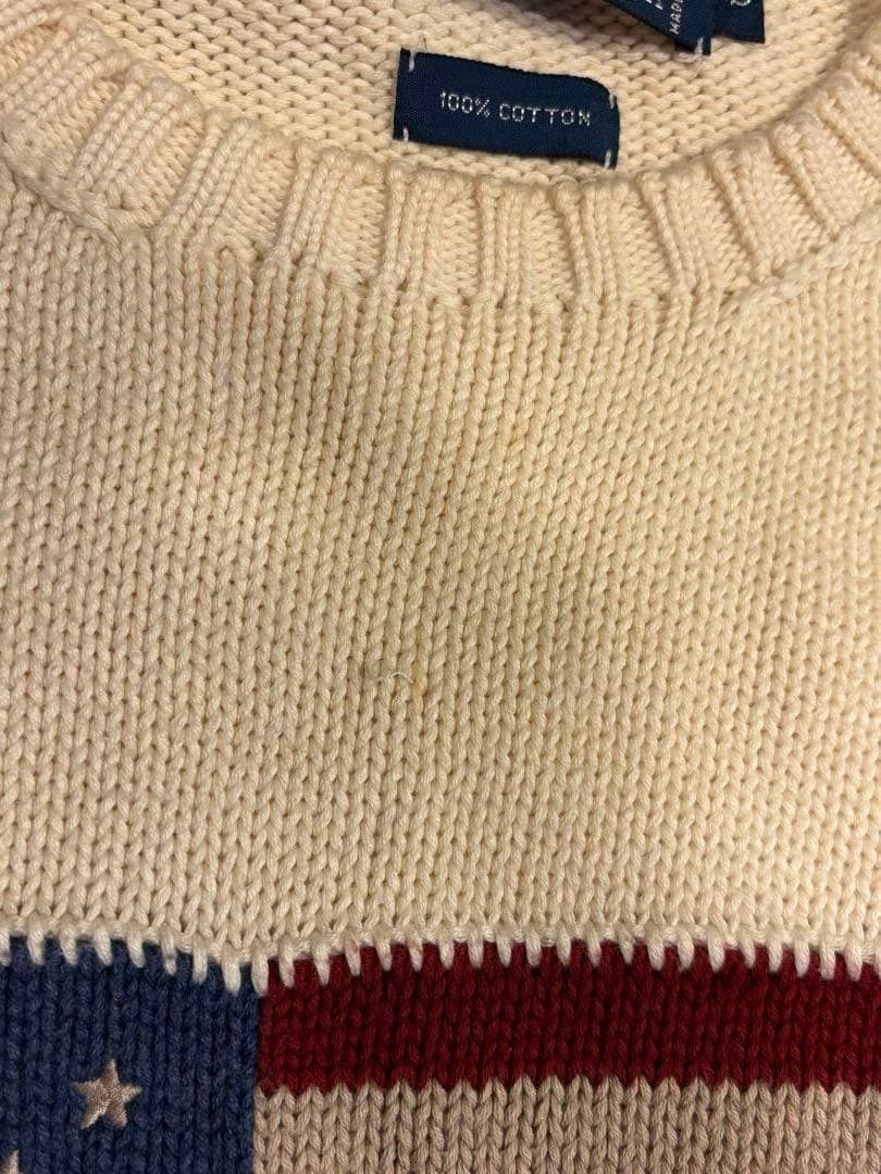 ポロ　ラルフローレン　星条旗　セーター　ニット