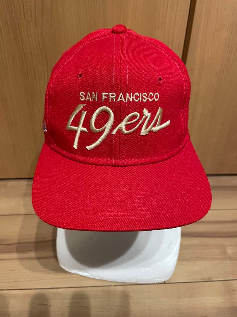 sports specialties49ersキャップ　ビンテージ