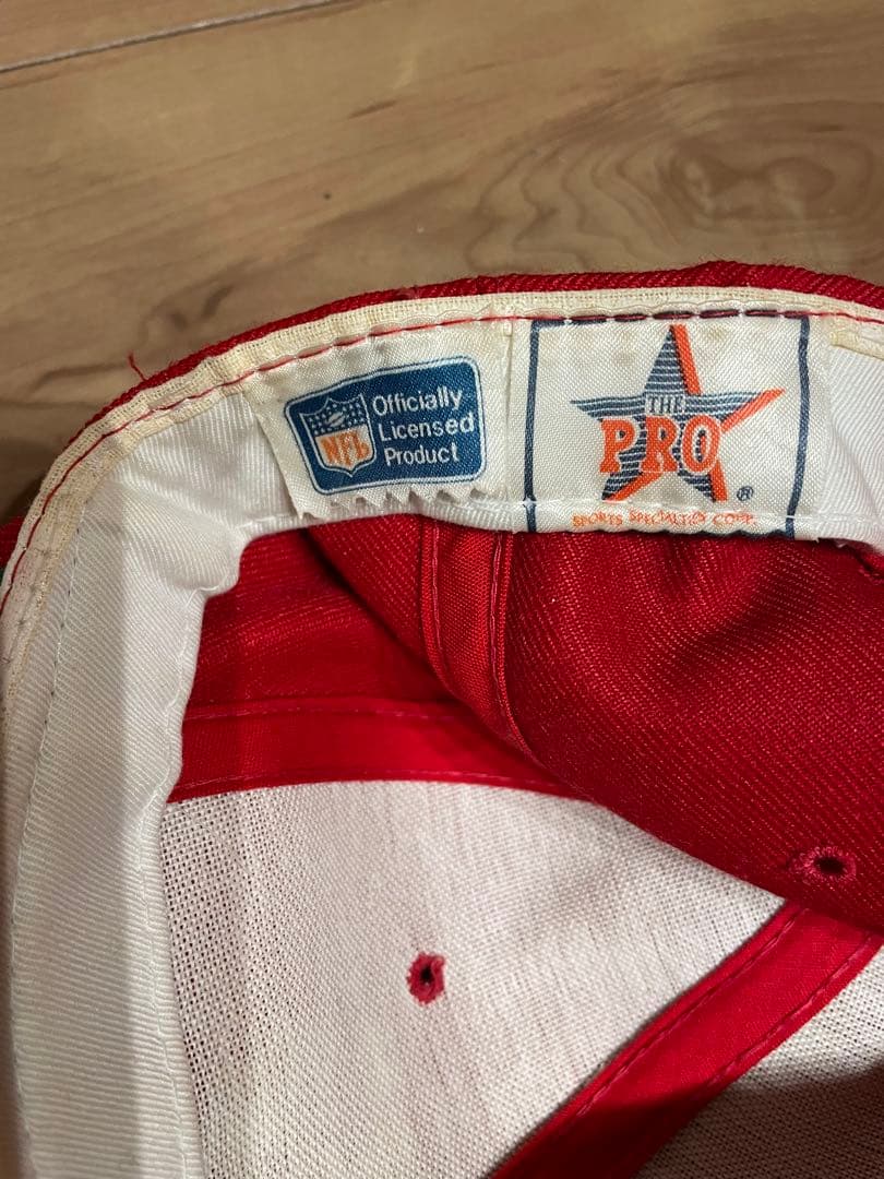 sports specialties49ersキャップ　ビンテージ