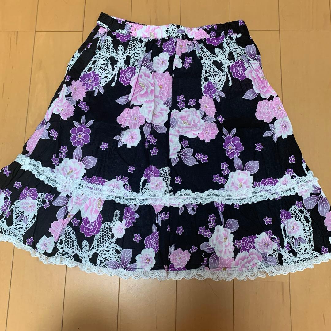 ღ 様 ♥浴衣ドレス♥ 大人サイズ M〜L姫ギャル 地雷 平成女児 Y2K