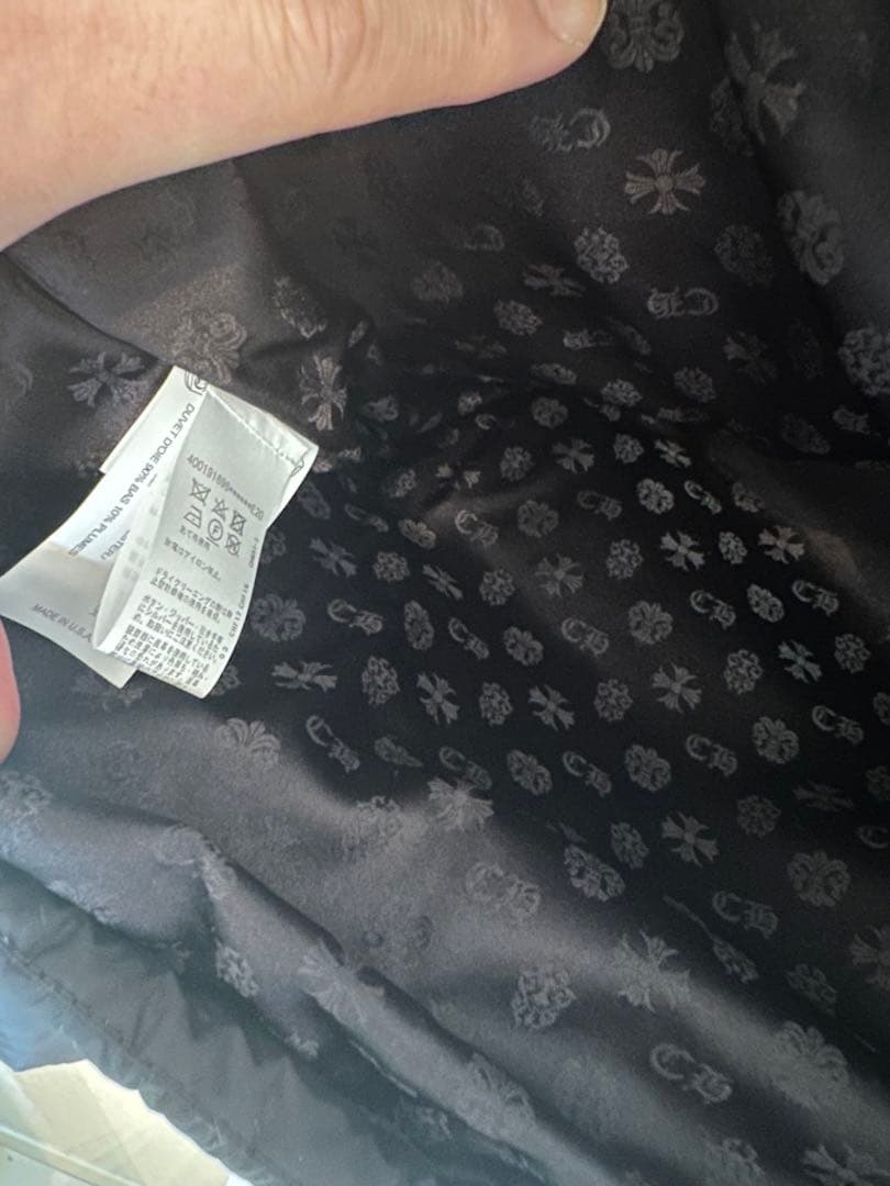 chromehearts ダウンジャケットxl