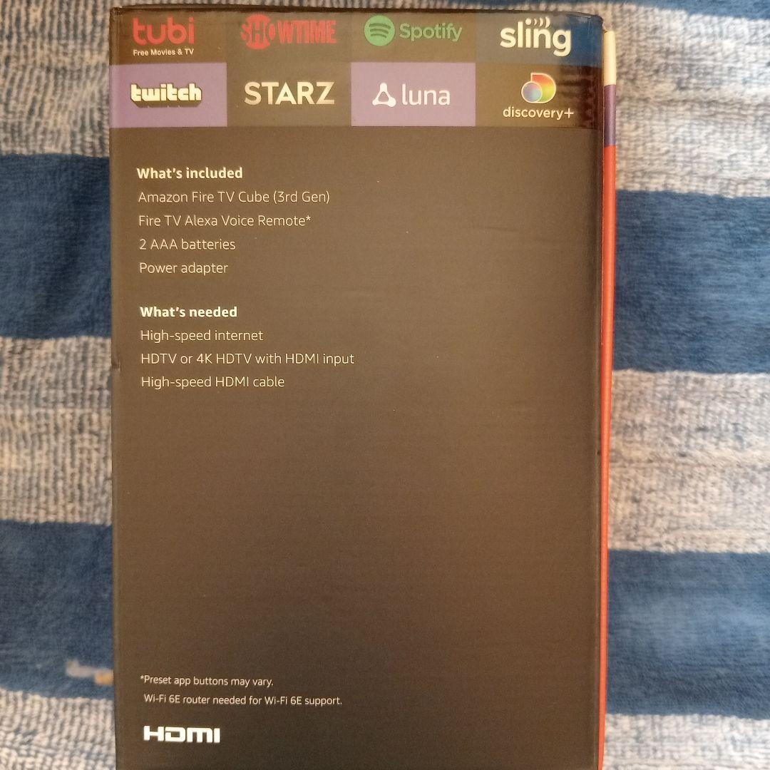 Fire TV Cube 第3世代　未開封