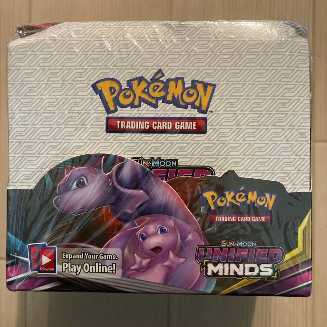 ポケモンカードUnified Mindsブースターボックス英語版シュリンク付