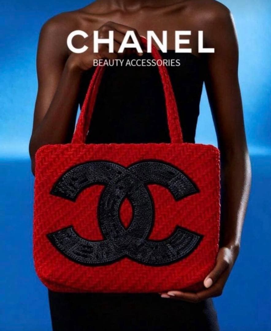 ま*ち様 新品未使用品✨CHANEL ビッグココマーク レッド　ノベルティ