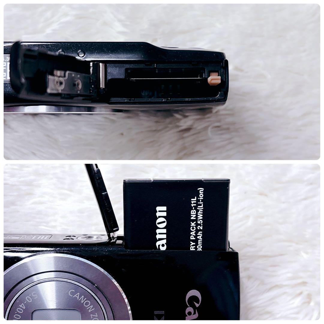 【美品】Canon IXY 120 ブラック オールドコンパクトデジタルカメラ