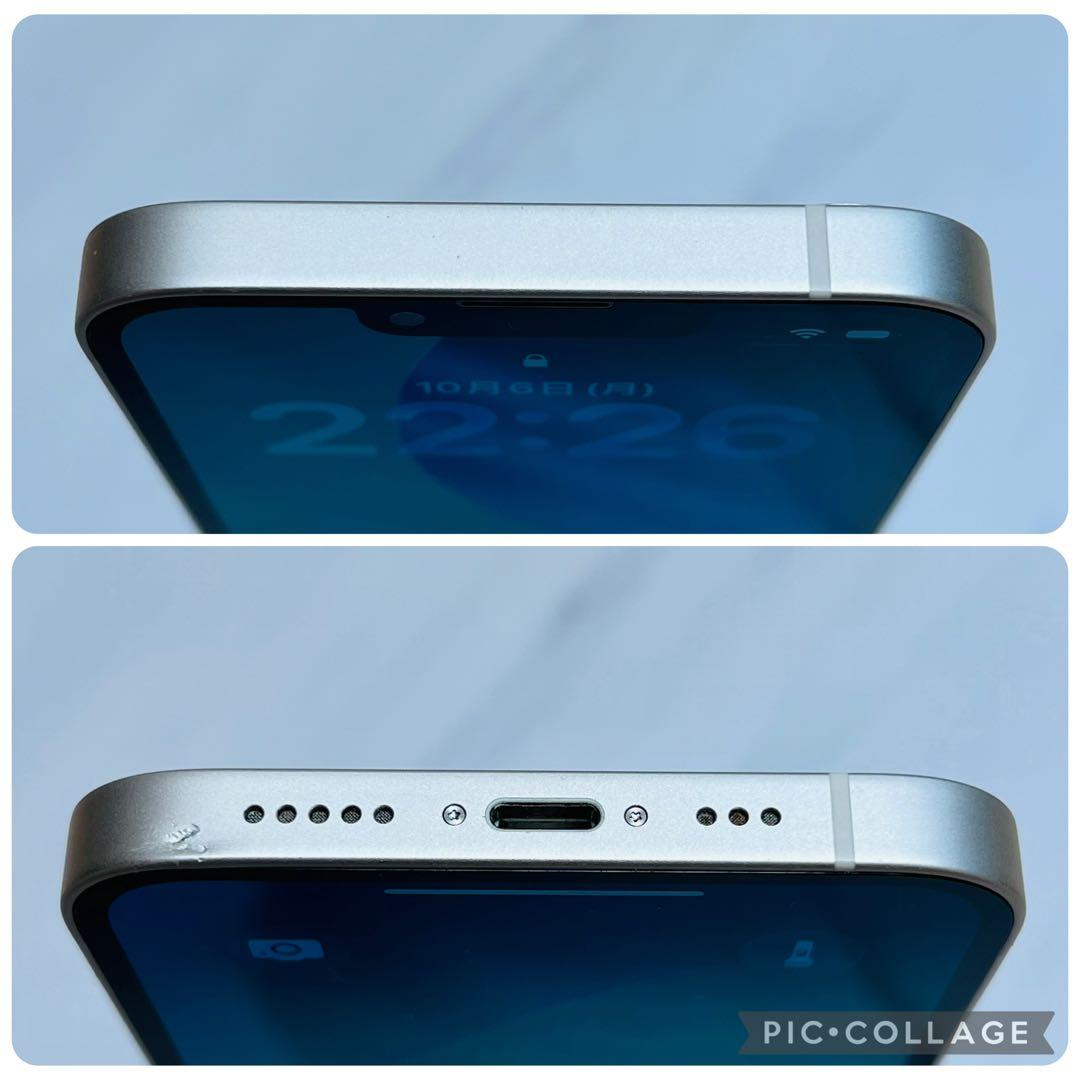 【上美品純正BT☆】iPhone13 本体 White 512GB SIMフリー