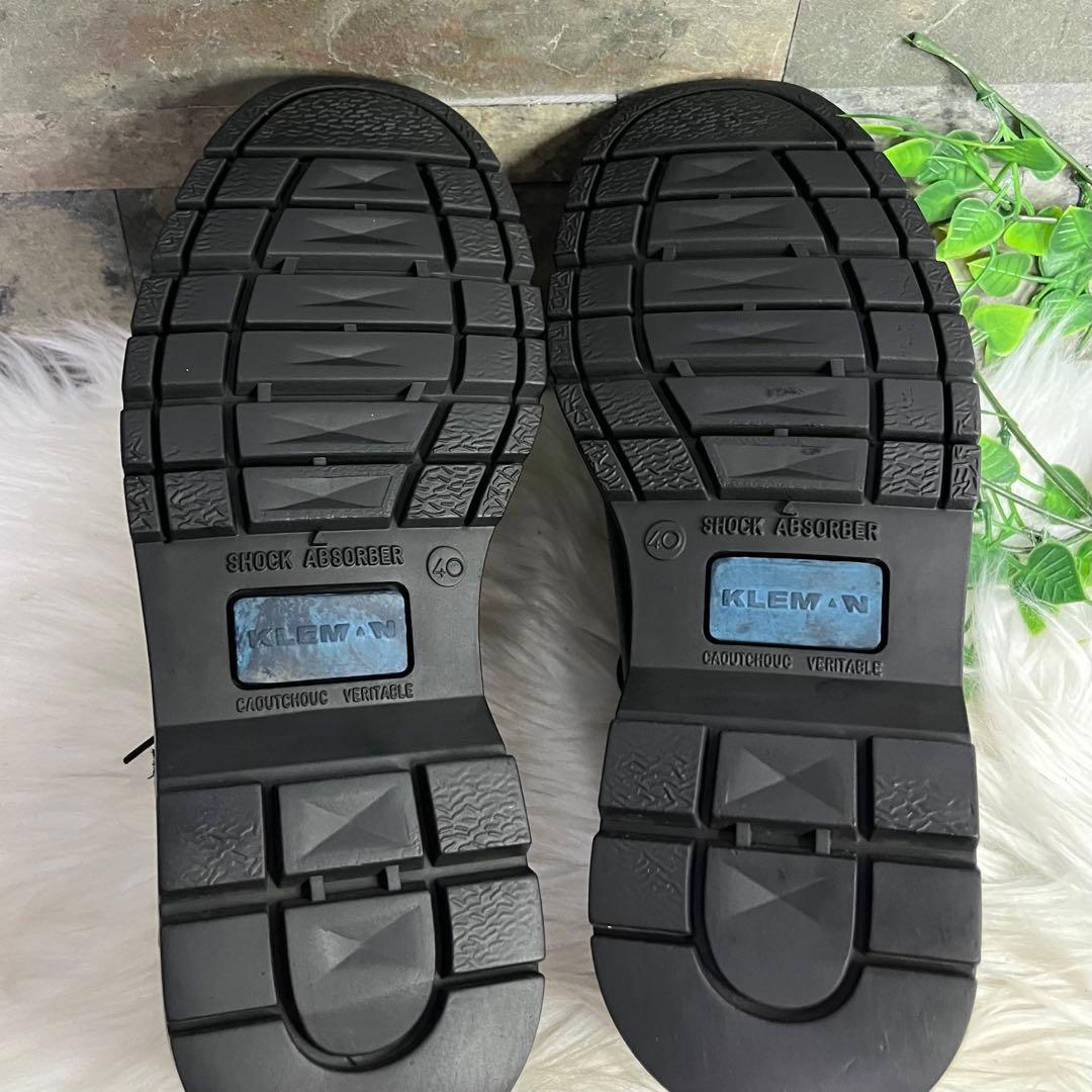 クレマン　フローダン　ブラック　レザー　26cm