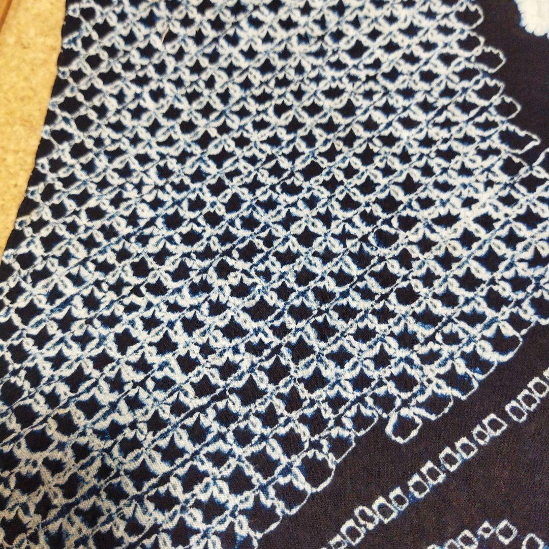 m-1918 鳴海絞り 木綿 未使用反物 11m36cm 美品