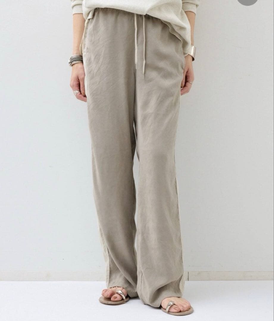 新品 L'Appartement レミレリーフ SUEDE LIKE PANTS