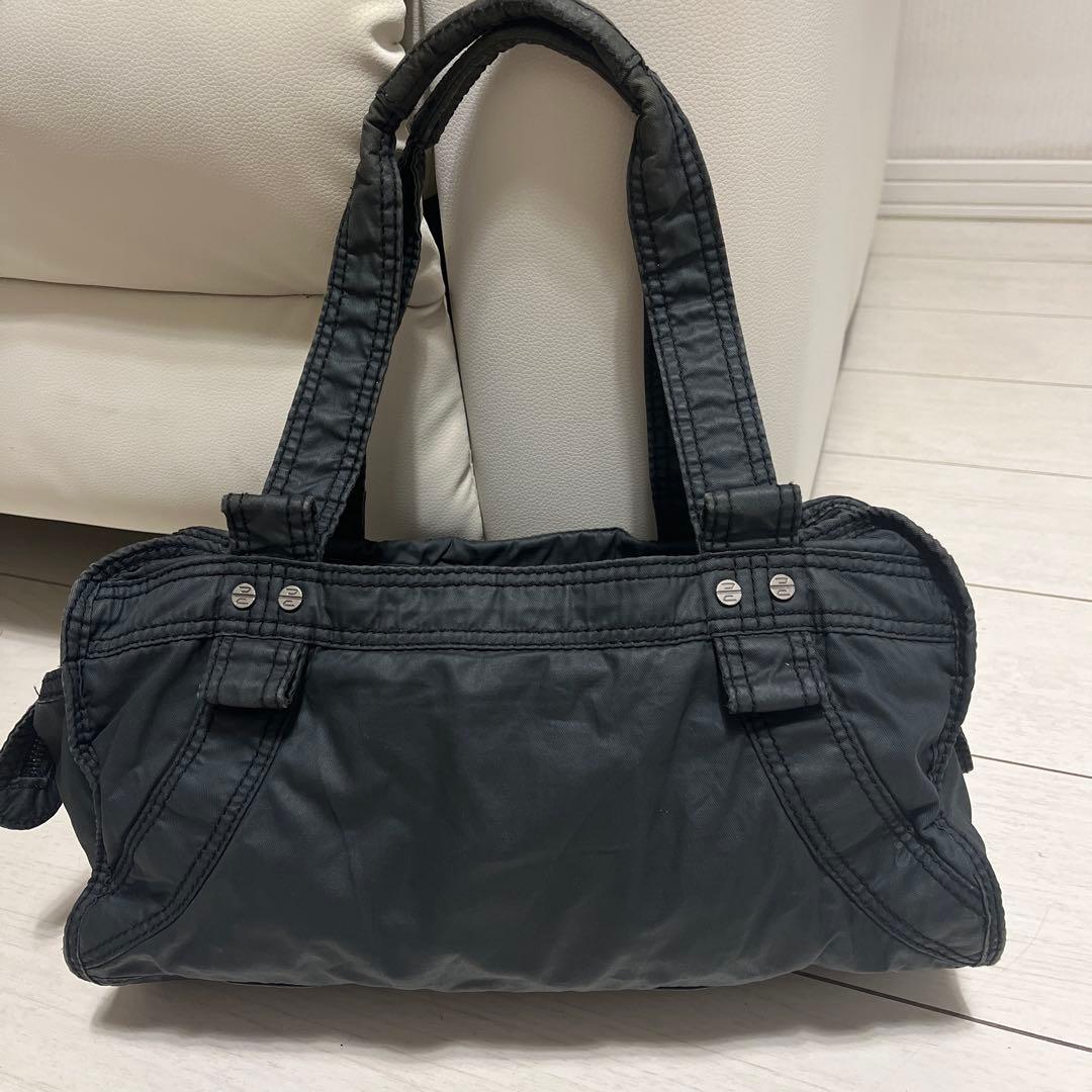 90s 希少　ディーゼル　アーカイブメタルロゴ　ミニボストンバッグ　y2k