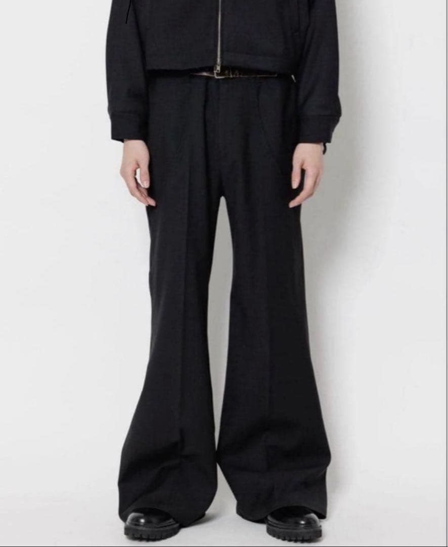 パンツ GOAT ESSENCE TUCK FLARE PANTS