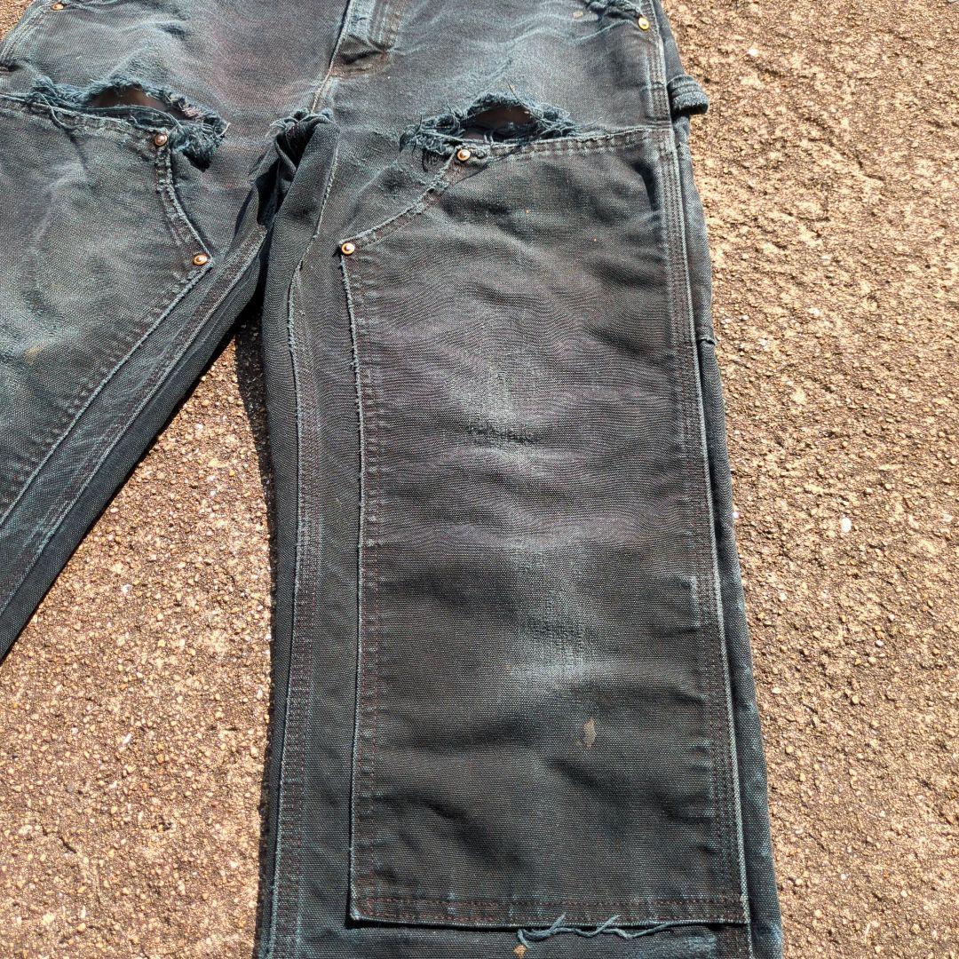 No.304　カーハート　ダブルニー　30×30 ボロ　雰囲気抜群　USA製