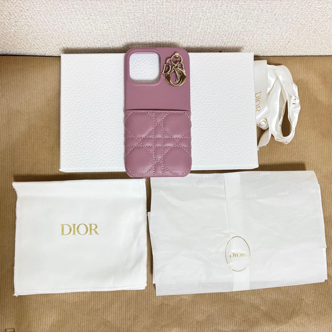 【新品同様 即購入◎】 ディオール iPhone13Proケース ラムスキン