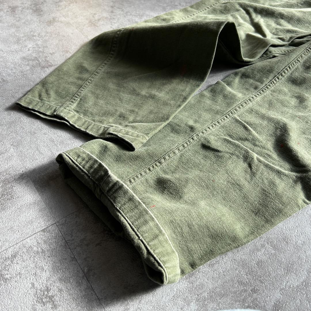 70s アメリカ軍 OG107 ベイカーパンツ 32×33