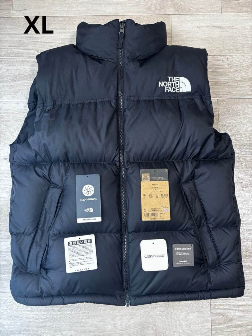 【美品】ノースフェイス メンズ ダウンベスト ヌプシベスト ND92232