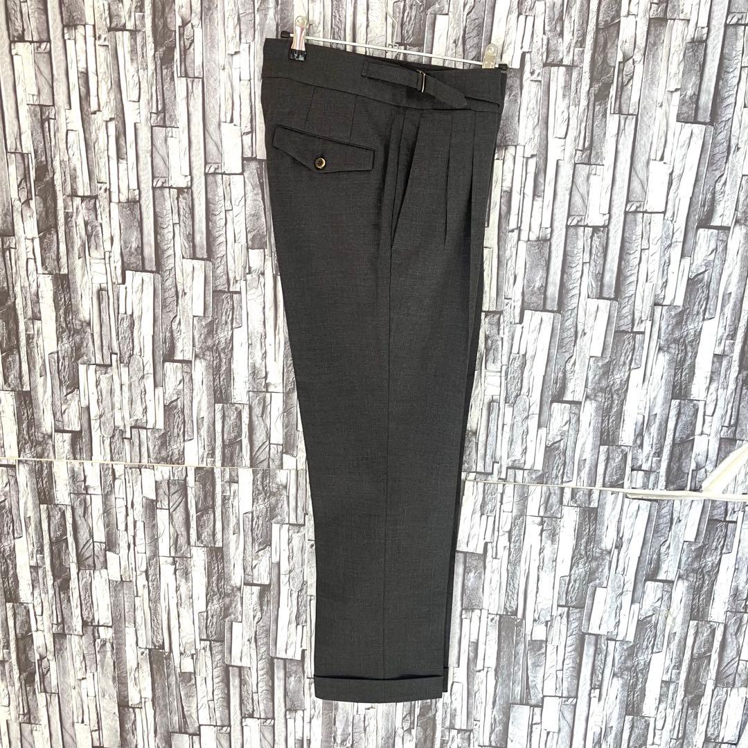 PTTORINOピーティートリノ片グルカ2プリーツ・チャコールジェントルマン44